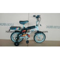 Estilo bonito 16 Polegada Boa Qualidade Crianças 4 Rodas de Bicicleta de Suspensão Da Liga MTB / Dirt Bike para Crianças / Crianças Bicicleta com Assento Traseiro